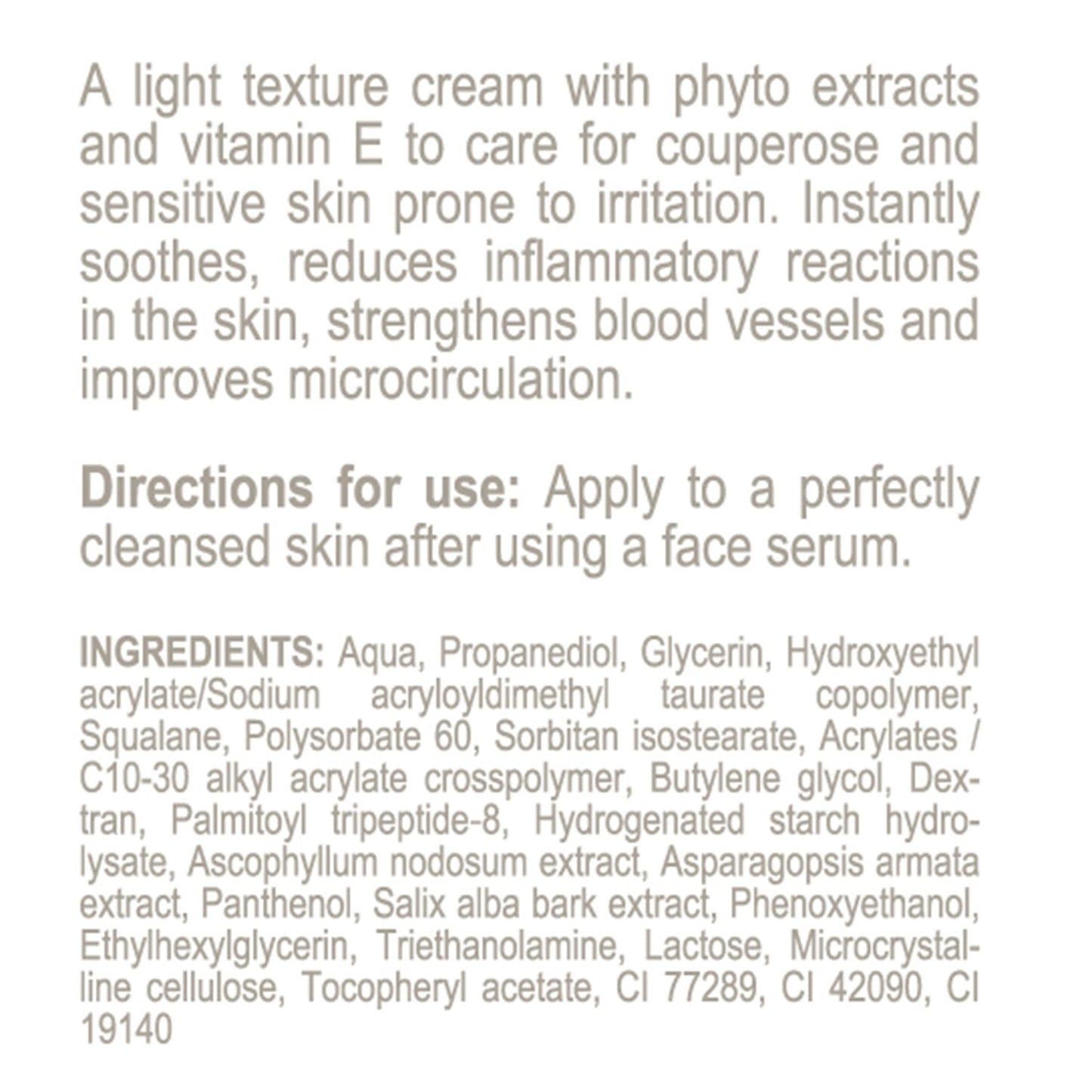 CALMING LIGHT CREAM