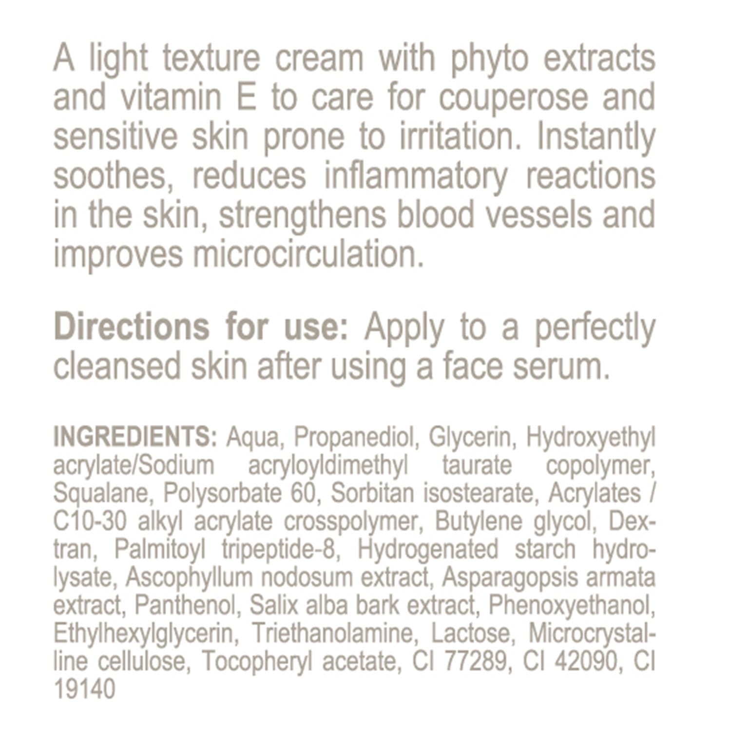 CALMING LIGHT CREAM