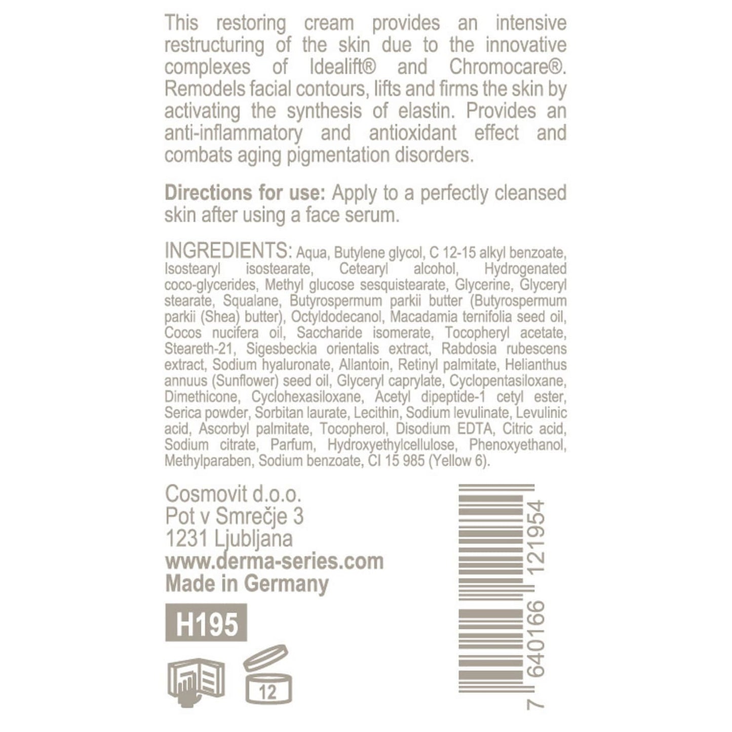 RENEW LIFTING CREAM