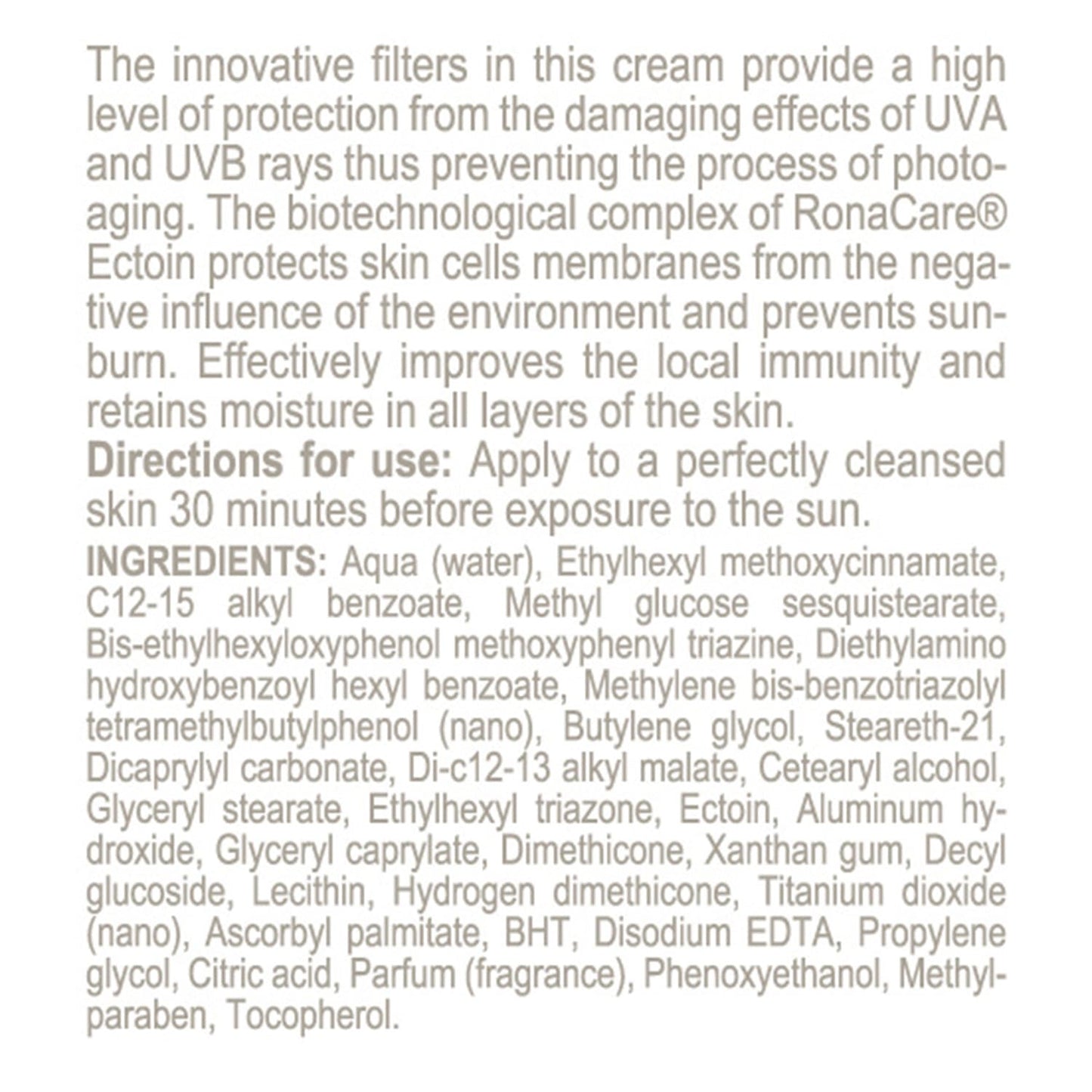 CREAM–PROTECTOR SPF30
