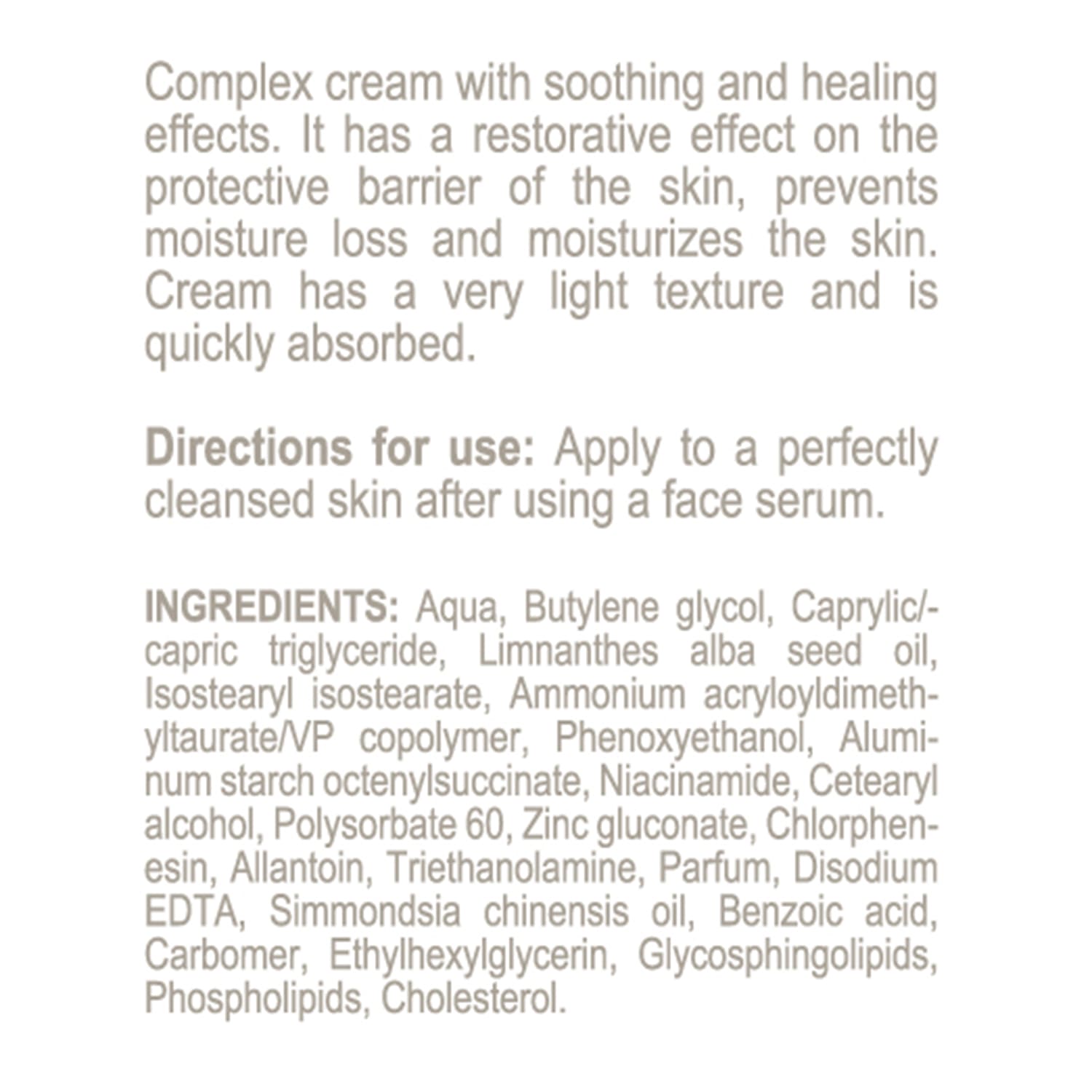 LIPID BALANCING LIGHT CREAM